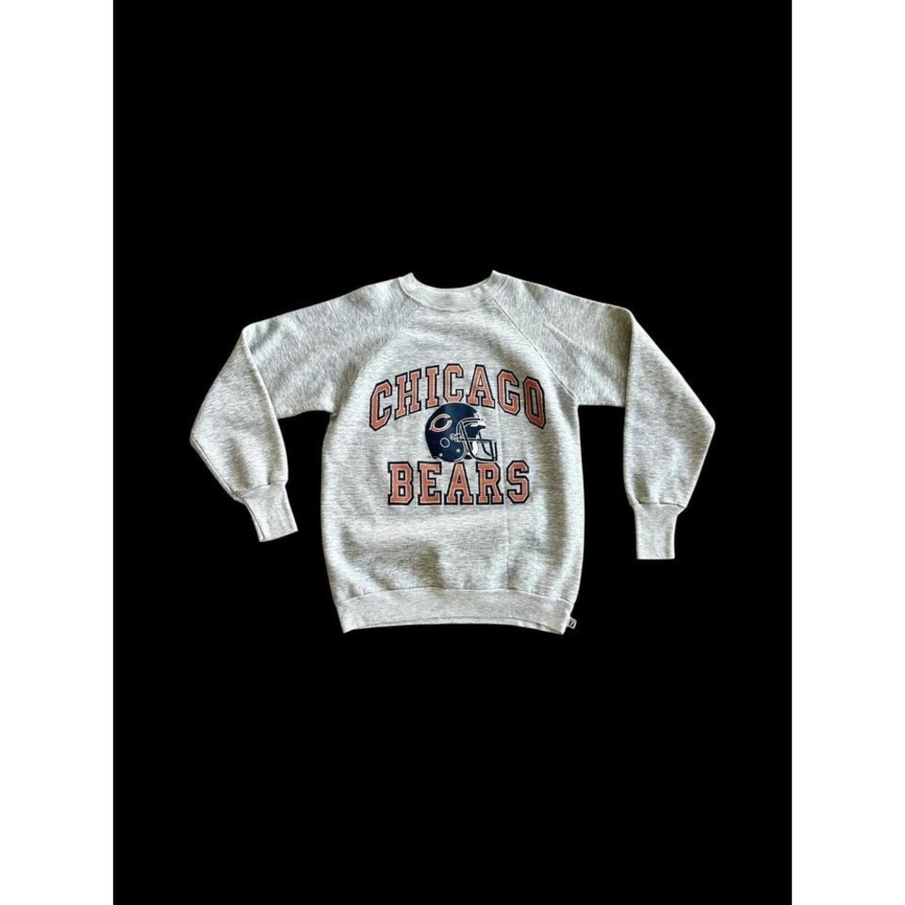 Vintage 80's Chicago Bears Logo 7‎ Sweatshirt Men's Large Made In USA No Sz Tag